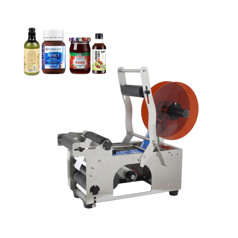 Semi Automatic Self Adhesive Beverage Labeling