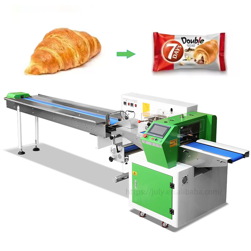 Automatic Horizontal Pillow Flow Packaging Cake