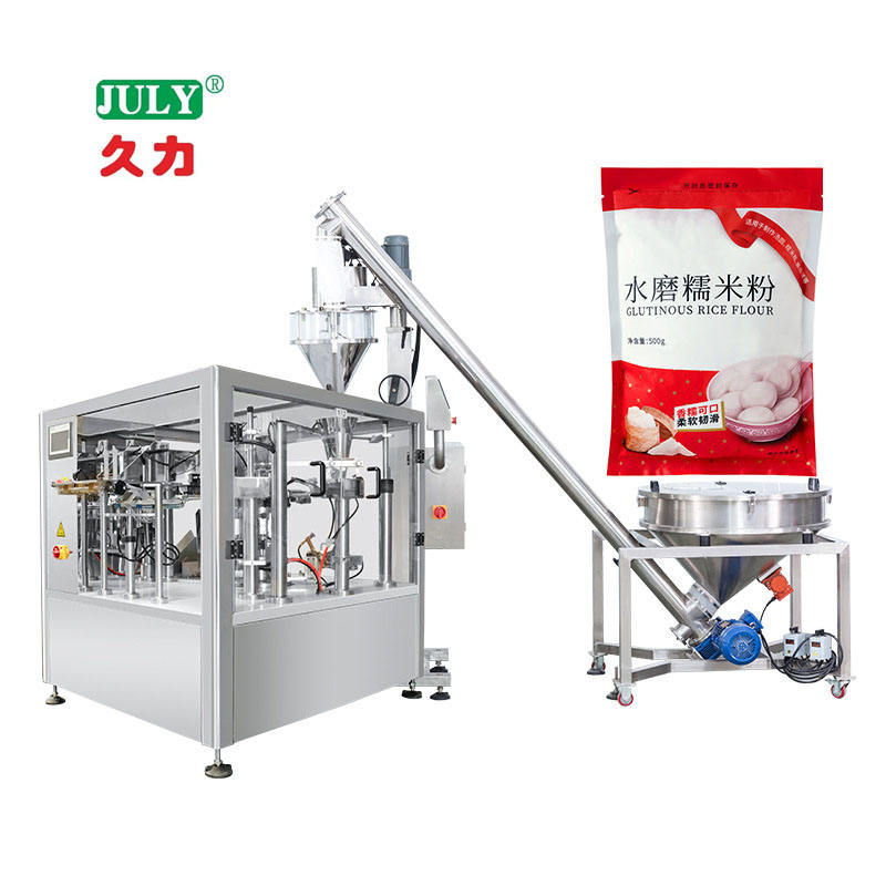 Julyr全自动预制袋装包装机，用于包装预制袋装粉末