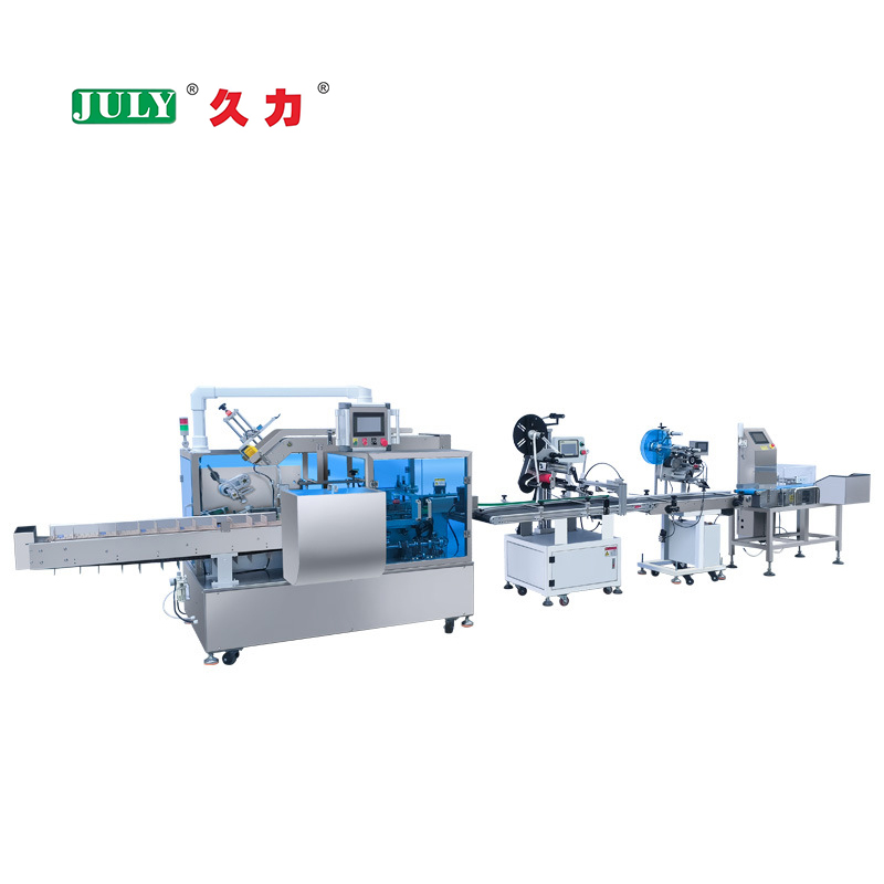 Fully Automatic Packaging Line Clothing Cartoning