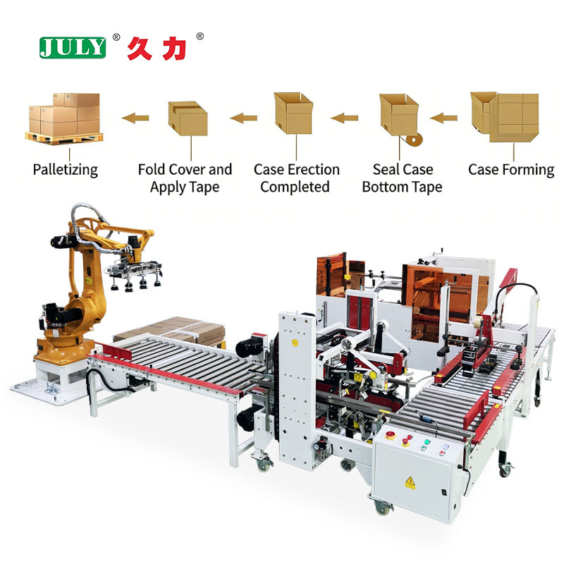 Automatic Carton Packaging Line with Case