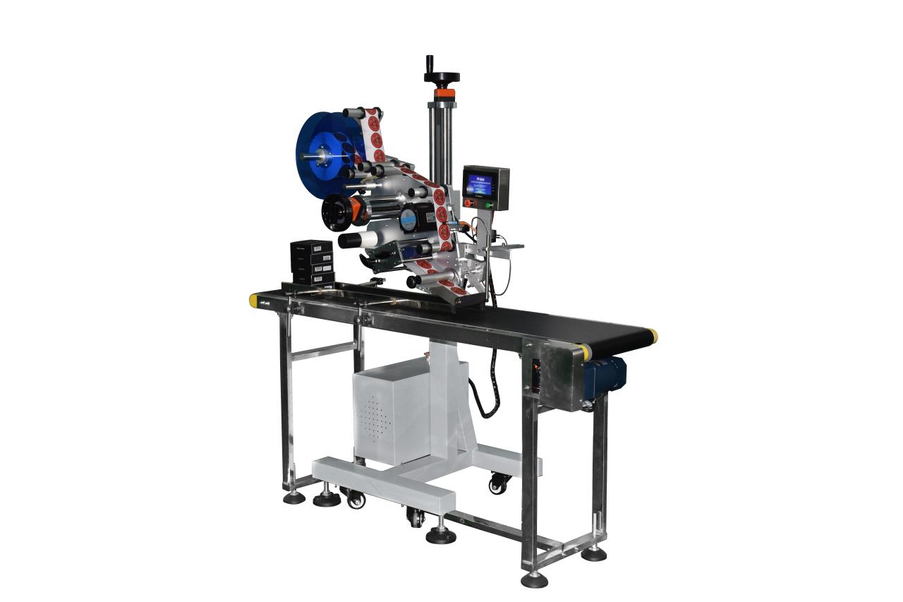 Máquina de rotulagem de cabeça de linha, linha de produção 4