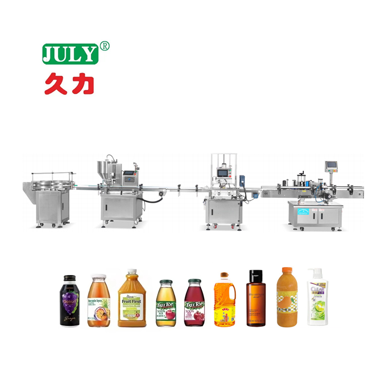定制饮料果汁牛奶塑料瓶糖浆口服液灌装封盖机