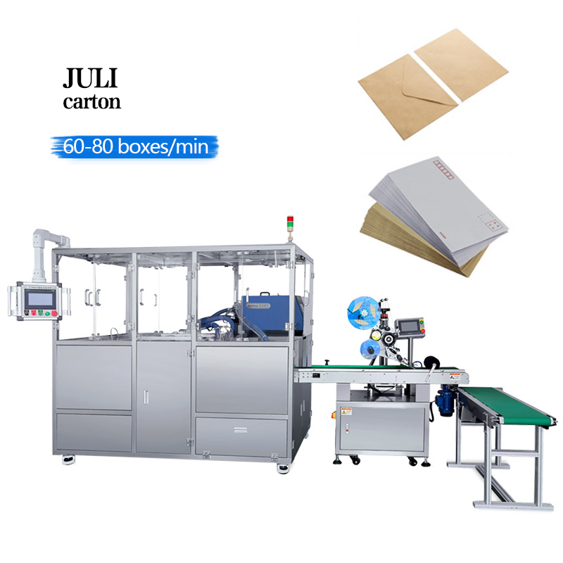 Automatic Product Postcard Packaging Machine Envelope
