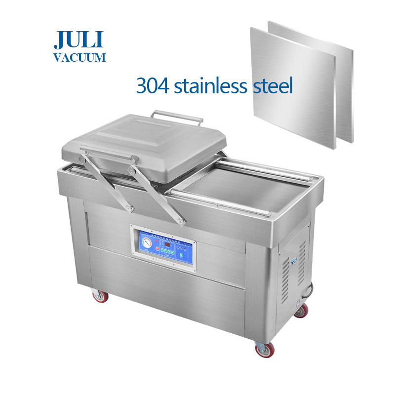 DZ500不锈钢双室真空包装机肉类真空机真空封口机包装 2