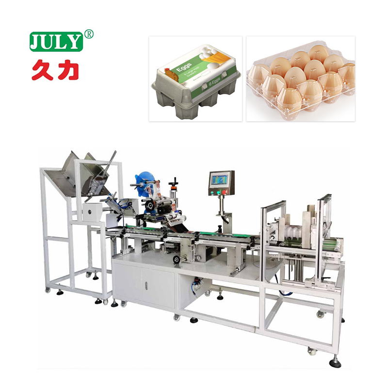 Automatic Egg Carton Labeling Machine Self