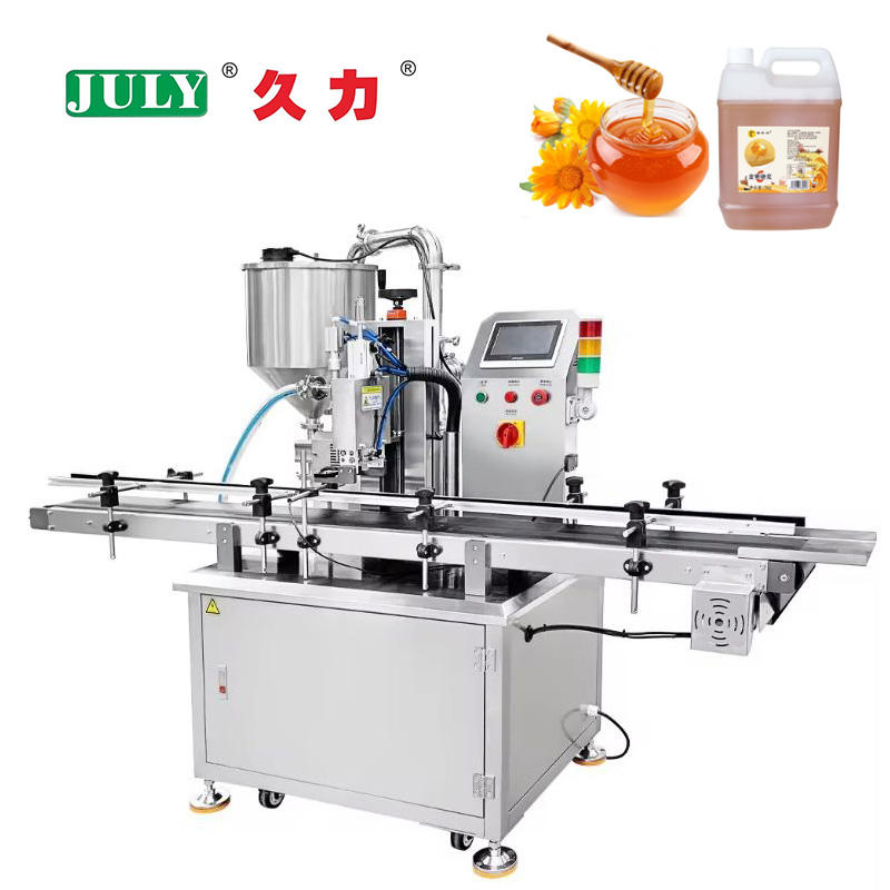 JULI液体灌装机可与盖固定贴标机配合使用