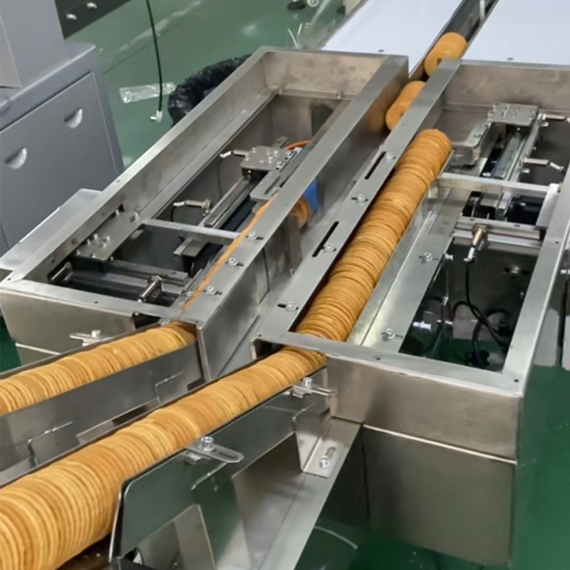 Đóng gói bánh quy và bánh mì tự động cho ăn 5
