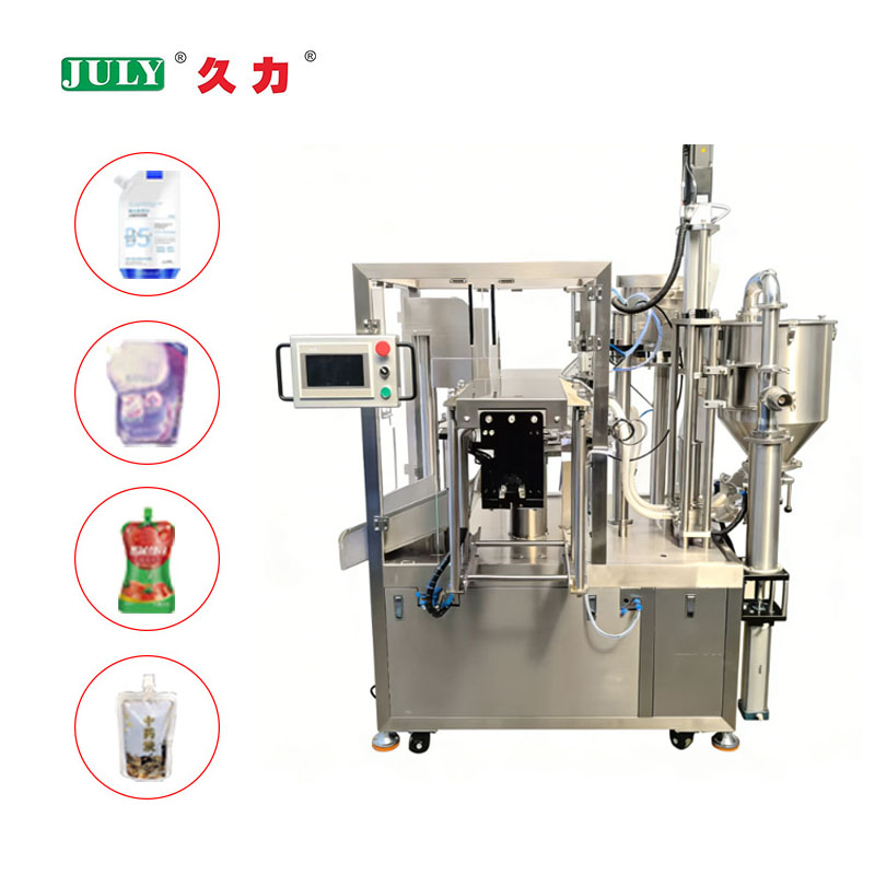 Automatic Liquid Detergent Shampoo Doypack Filling