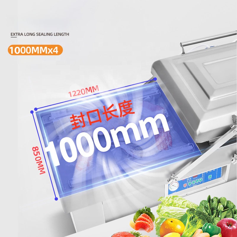 DZ-1000食品工业双室自动真空包装机食品高产量真空包装封口机 2