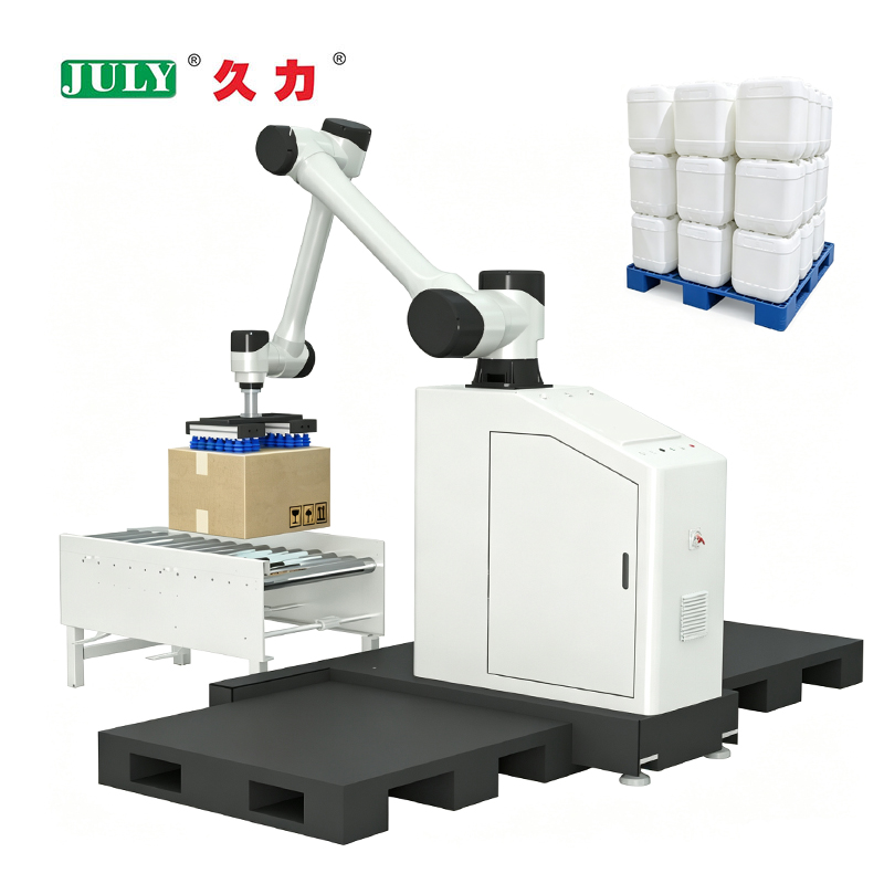 20-50公斤协作式机器人码垛系统，带真空吸盘，用于纸箱搬运 2
