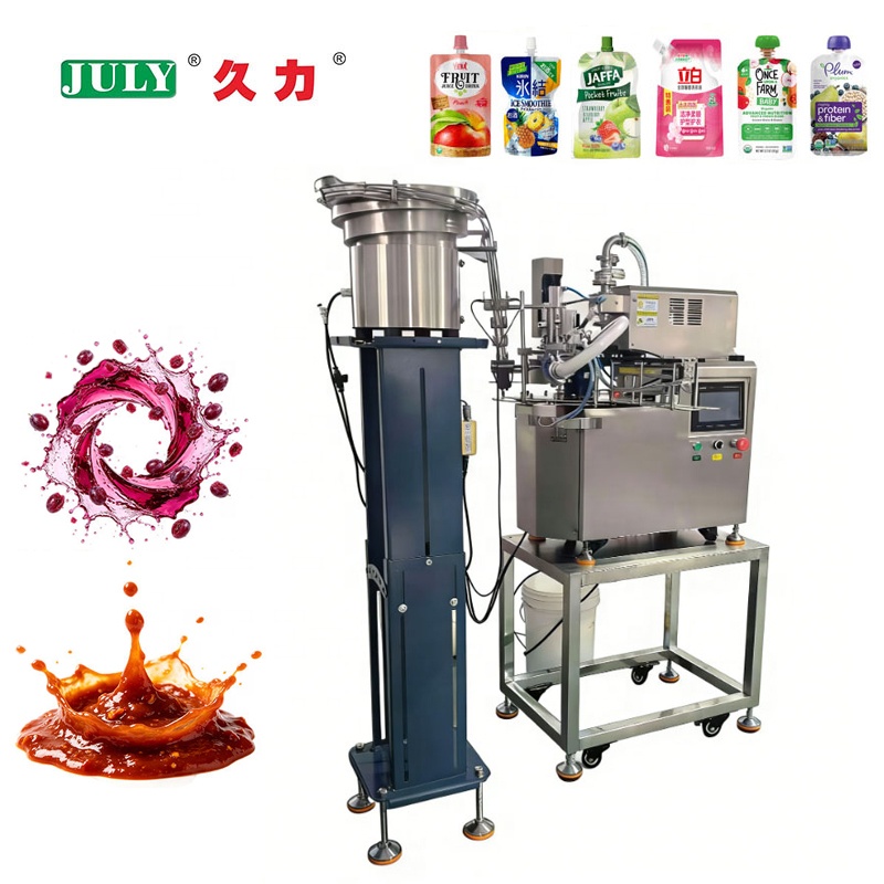 Automatic Doypack Spout Pouch Liquid Filling